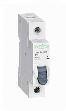 Systeme electric City9 Автоматический выкл. 1P 16А 4,5кА х-ка C C9F34116 (арт. 853858)