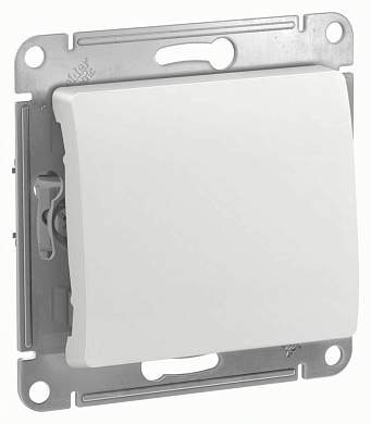 Schneider GLOSSA мех. выкл. СУ 1 кл. бел. (пласт. осн.) GSL000111 (арт. 423708)