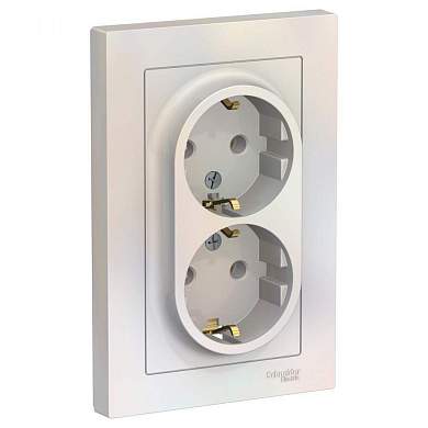 Schneider AtlasDesign роз. СУ 2 мест. жемчуг (пласт. осн., земля) ATN000424 (арт. 662505)