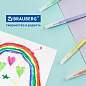 Фломастеры 6 неоновых + 6 пастельных, вентилируемый колпачок BRAUBERG "PREMIUM", картонная коробка, 152198 (арт. 152198)