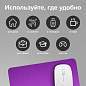 Коврик для мыши SONNEN "PURPLE", резина + ткань, 220х180х3 мм, 513307 (арт. 513307)