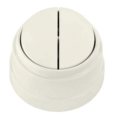 Bylectrica РЕТРО выкл. ОУ 2 кл. (корп. ABS-пластик) (10А), БЕЖ. А510-2202 (арт. 760774)