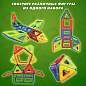 Магнитный конструктор MAGNETIC BLOCKS, 100 деталей, 2 колесные базы, карусель, BRAUBERG KIDS, 665720 (арт. 665720)