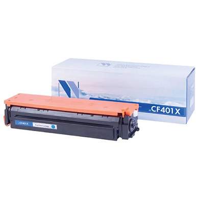 Картридж лазерный NV PRINT (NV-CF401X) для HP M252dw/M252n/M274n/M277dw/M277n, голубой, ресурс 2300 страниц (арт. 363416)