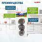 Губки (мочалки) металлические, спиральные, 3х20 г, КОМПЛЕКТ 3 шт., для посуды, гриля, плиты, LAIMA, 603102 (арт. 603102)