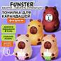 Точилка фигурная FUNSTER (ФАНСТЕР) "Капибара", 1 отверстие, ассорти, в дисплее, 274059 (арт. 274059)