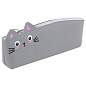 Пенал ЮНЛАНДИЯ ЮНИОР, 1 отделение, искусственная кожа, "Gray kitty", 20х9х7 см, 273819 (арт. 273819)
