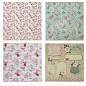 Бумага для скрапбукинга 30х30 см "Шебби-шик", двусторонняя, 12 листов, 12 дизайнов, 180 г/м2, ОСТРОВ СОКРОВИЩ, 662764 (арт. 662764)