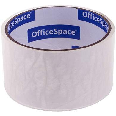 Клейкая лента упаковочная OfficeSpace, 48мм*15м, 38мкм, ШК (арт. 170088)