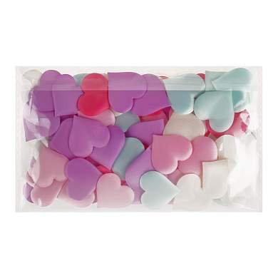 Наполнитель для подарков, 3см, "Bright hearts", MESHU, 100шт., ассорти (арт. 381482)