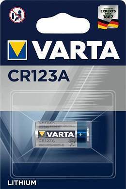 Элемент питания Varta 06205.301.401 Professional Lithium CR123A Photo BL1 (арт. 3638)
