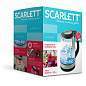 Чайник SCARLETT SC-EK27G19, 2,2 л, 2200 Вт, закрытый нагревательный элемент, стекло, черный (арт. 453674)