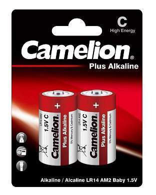 Элемент питания Camelion Plus Alkaline LR14/343  BL2 (арт. 112573)