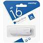 Флеш-диск 16 GB SMARTBUY Clue USB 2.0, белый, SB16GBCLU-W (арт. 513785)