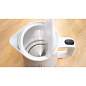 Чайник BOSCH TWK3M121, 1,7 л, 2400 Вт, закрытый нагревательный элемент, пластик, белый (арт. 458594)
