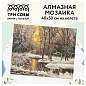 Алмазная мозаика ТРИ СОВЫ "Зима", 40*50см, холст, картонная коробка с пластиковой ручкой (арт. 360903)