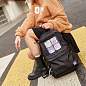 Рюкзак BRAUBERG FASHION CITY, универсальный, "Anime Cats", черный, 44х31х16 см, 229965 (арт. 229965)