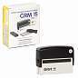 Штамп самонаборный 2-строчный, оттиск 69х10 мм, синий без рамки, GRM 15, КАССА В КОМПЛЕКТЕ, 116000090 (арт. 237740)