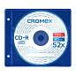 Диск CD-R CROMEX (КРОМЕКС), 700 Mb, 52x, в конверте с перфорацией, КОМПЛЕКТ 50 шт., 514306 (арт. 514306)