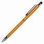 Ручка-стилус SONNEN для смартфонов/планшетов, СИНЯЯ, корпус ассорти, серебристые детали, линия письма 1 мм, 141587 (арт. 141587)