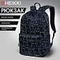 Рюкзак HEIKKI DREAM (ХЕЙКИ) универсальный, с карманом для ноутбука, эргономичный, Neon cats, 42х26х14 см, 272524 (арт. 272524)