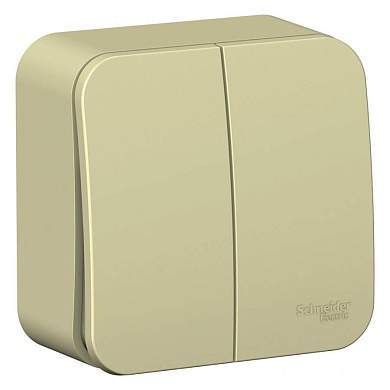 Systeme Electric BLANCA выкл. ОУ 2 кл. беж. (пл.осн., изол.пл.) BLNVA105017 (15!) (арт. 763972)