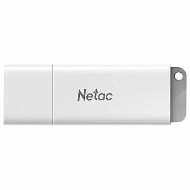 Флеш-диск 8 GB NETAC U185, USB 2.0, белый, NT03U185N-008G-20WH (арт. 513701)