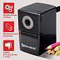 Точилка механическая BRAUBERG "BLACK JACK", крепление к столу, металлический механизм, цвет чёрный, 222516 (арт. 222516)
