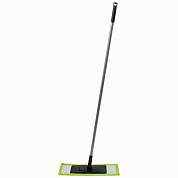 Швабра насадка плоская микрофибра 13*43см,ручка 110см,карм,Mop Clean/310474 Рыжий кот (арт. 846750)