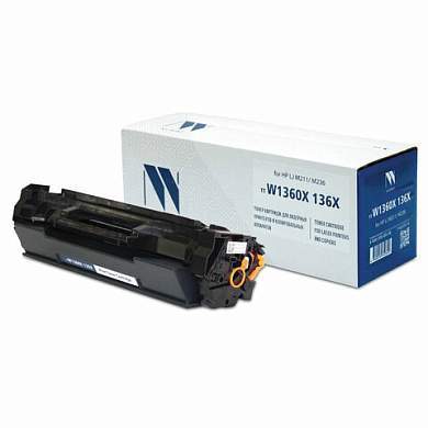 Картридж лазерный NV PRINT (NV-W1360X) для HP LaserJet M211/M236, ресурс 2600 страниц (арт. 364352)