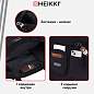 Сумка шоппер HEIKKI EQUIP (ХЕЙКИ), канвас, карманы, 38х35 см, черный, 272441 (арт. 272441)