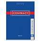 Тетрадь А4, 96 л., BRAUBERG скоба, клетка, обложка картон, "CONTRACT", 400521 (арт. 400521)