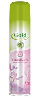 Освежитель воздуха GOLD WIND Antitobacco (Антитабак) 300мл Сибиар (арт. 825297)