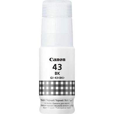 Чернила CANON (GI-43BK) для СНПЧ Pixma G540 / G640, черные, 3700 стр., оригинальные, 4698C001 (арт. 364290)