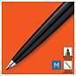 Ручка шариковая Parker "Jotter Black" синяя, 1,0мм, кнопочн., пластик. корпус, блистер (арт. 295242)