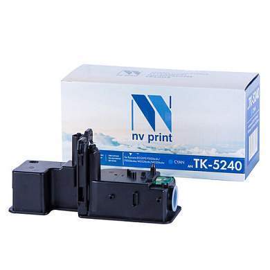 Тонер-картридж NV PRINT (NV-TK-5240C) для KYOCERA ECOSYS P5026cdn/w/M5526cdn, голубой, ресурс 3000 стр. (арт. 363005)