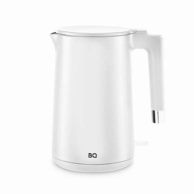 Чайник электрический с двойными стенками BQ (БИ-КЬЮ) KT1720P, 1,5 л, 2200 Вт, белый, 86198280 (арт. 457562)