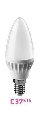 ОНЛАЙТ свеча C37 E14 12W(1020Lm) 6500K 6K 38x110 OLL-C37-12-230-6.5K-E14-FR 90056 (арт. 822544)
