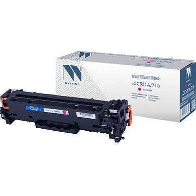 Картридж лазерный NV PRINT (NV-718M) для CANON LBP7200Cdn/MF8330Cdn/8350Cdn, пурпурный, ресурс 2900 стр., NV-CC533A/718M (арт. 362348)
