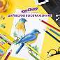 Карандаши цветные ЮНЛАНДИЯ "ДОМИКИ", 18 цветов, шестигранные, грифель 3 мм, 181837 (арт. 181837)