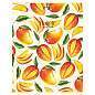 Тетрадь А4, 96 л., BRAUBERG, скоба, клетка, глянцевый лак, "FRUITS", 404066 (арт. 404066)