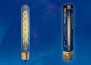 Uniel L28A E27 60W винтажная лампа накаливания IL-V-L28A-60/GOLDEN/E27 CW01 (арт. 555097)
