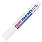 Маркер-краска лаковый (paint marker) 6 мм, БЕЛЫЙ, НИТРО-ОСНОВА, BRAUBERG PROFESSIONAL PLUS EXTRA, 151450 (арт. 151450)
