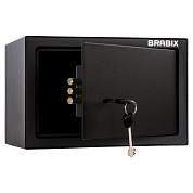 Сейф мебельный BRABIX "SF-200KL", 200х310х200 мм, ключевой замок, черный, 291144, S103BR211114 (арт. 291144)