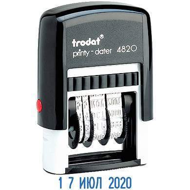 Датер ленточный Trodat, пластик, 1стр., 4мм, русский (73930) (арт. 028086)