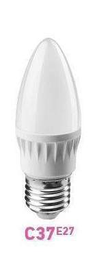 ОНЛАЙТ свеча C37 E27 12W(1020lm) 6500K 6K38x108 OLL-C37-12-230-6.5K-E27-FR 90059 (арт. 822548)