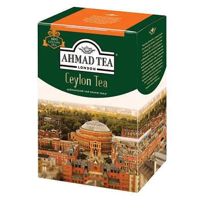 Чай листовой AHMAD "Ceylon Tea OP" черный цейлонский крупнолистовой 200 г, 1289-012 (арт. 620211)