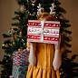 Бумага упаковочная новогодняя НАБОР 3 шт. "HoHo XMAS", С ЭФФЕКТАМИ, 70х100 см, ЗОЛОТАЯ СКАЗКА, 592191 (арт. 592191)