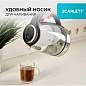 Чайник SCARLETT SC-EK27G88, 1,8 л, 1800 Вт, закрытый нагревательный элемент, стекло, черный (арт. 457207)