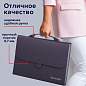 Папка-портфель пластиковая BRAUBERG А4 (327х254х30 мм), 13 отделений, серая, 221438 (арт. 221438)